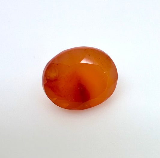 Fiery Orange Carnelian Oval 3.06 Ct