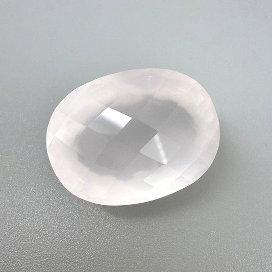 Huge Rose Quartz Oval 39.45 Ct