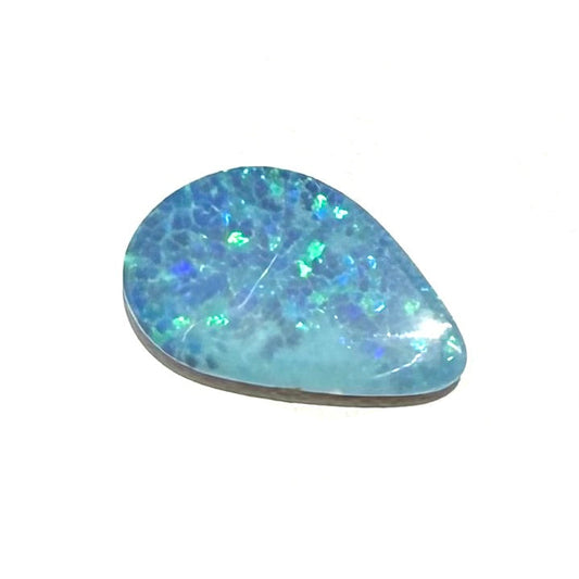 Bi-Color (Blue, Green Hues) Opal Triplette 4.84 Ct