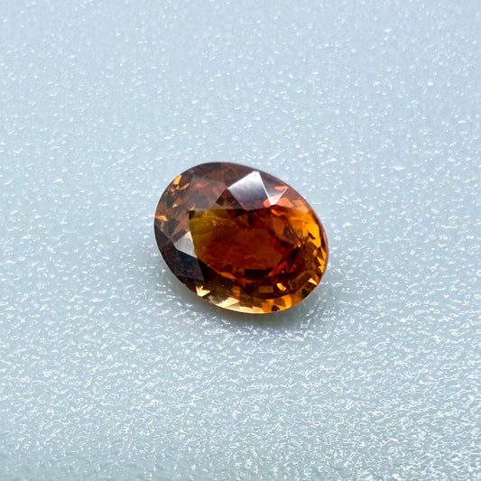 Fiery Orange Spessartine Oval 0.38 Ct