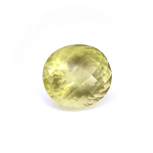 Lemon Quartz Oval 9.33 Ct