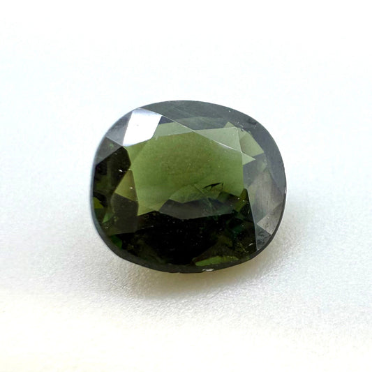 Green Sapphire Cushion 1.68 Ct