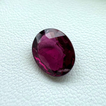 Vibrant Purple Rubellite Oval 2.92 Ct