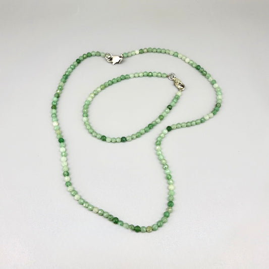 Fine Aventurine gemstone beads Necklace & Bracelet