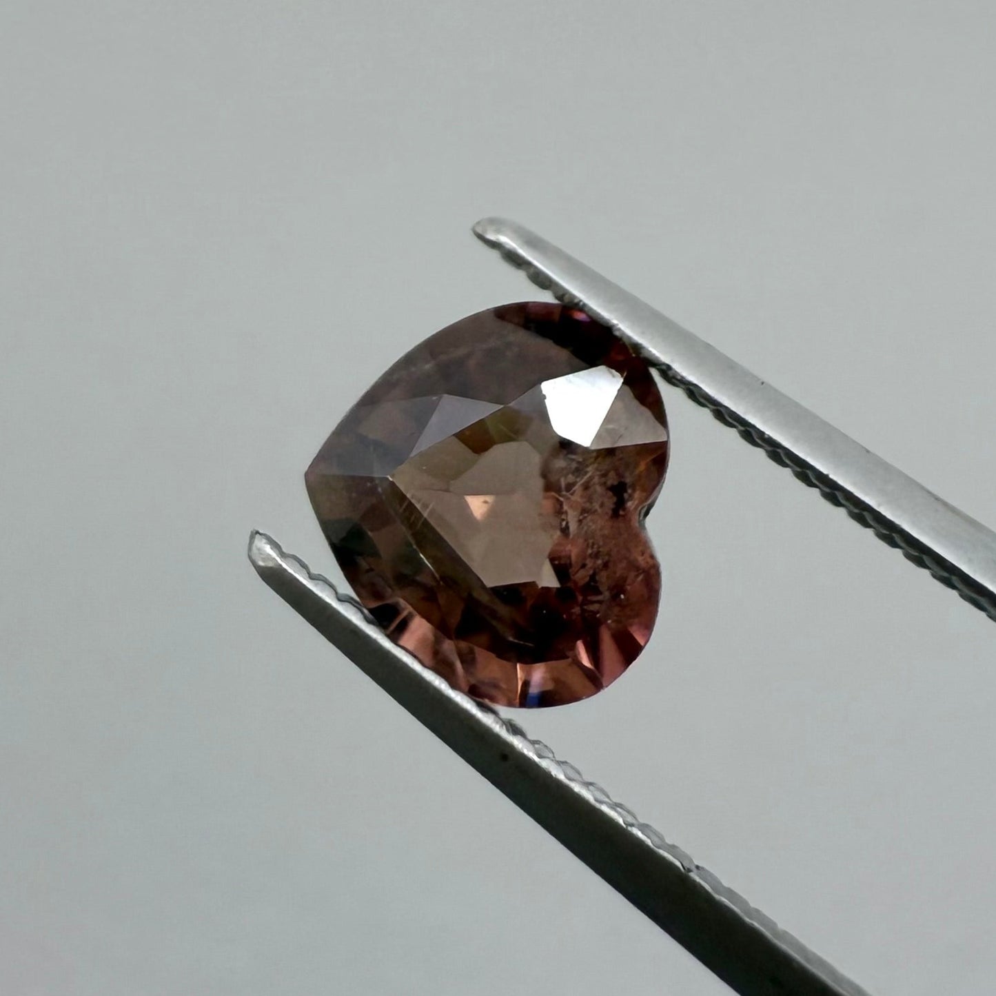 Peach-Pink Zircon Heart 1.4 Ct