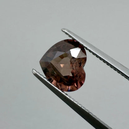 Peach-Pink Zircon Heart 1.4 Ct