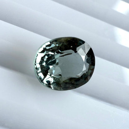 Pale Greenish Blue Spinel Oval 1.09 Ct