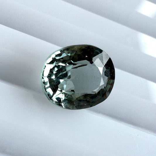 Pale Greenish Blue Spinel Oval 1.09 Ct
