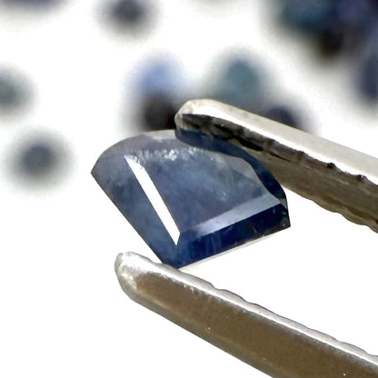 Blue Hues Sapphire Lot Pear/Fancy/Oval 5.38 Ct