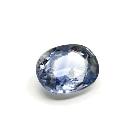 Pale Blue Sapphire Oval 1.23 Ct