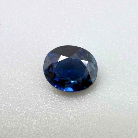 Blue Sapphire Oval 0.91 Ct