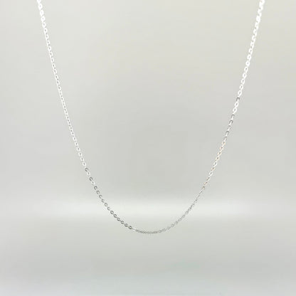 45 cm stainless steel chain with polished finish, elegant and durable, ideal for pairing with gemstone pendants.
