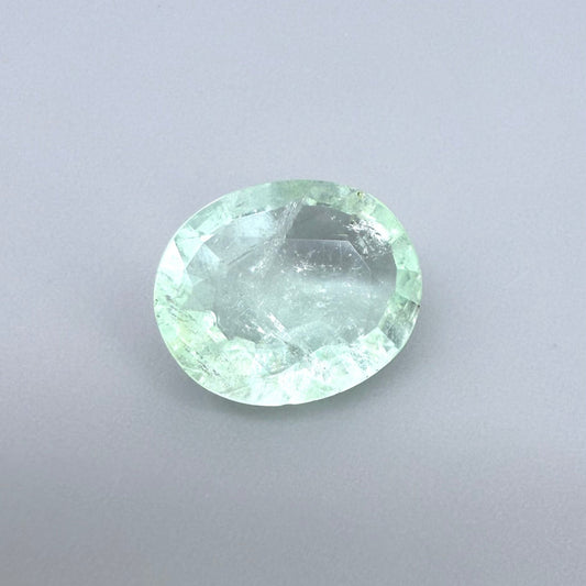 Pale Turquoise Apatite Oval 5.17 Ct