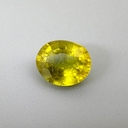 Yellow Sapphire Oval 1.05 Ct