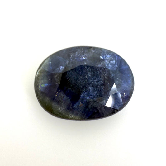 Dark Blue Sapphire ‘Stardust’ Oval 3.1 Ct
