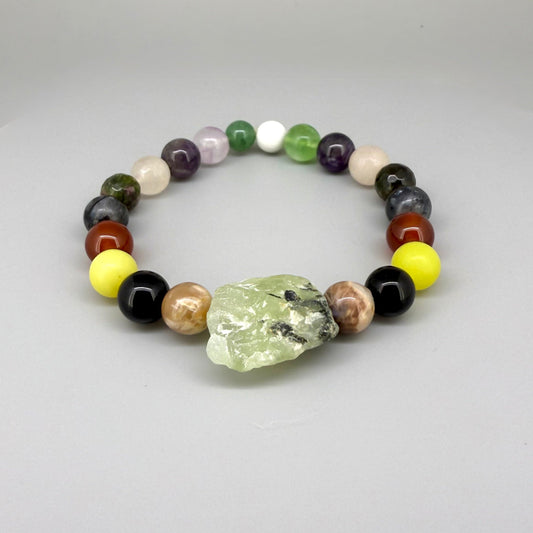 Birthday Bracelets made of natural gemstones, seven designs for each day of the week, handmade spiritual jewelry.
