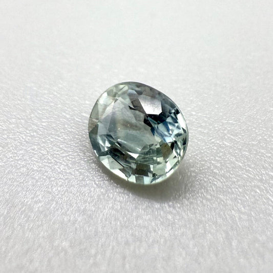 Light Blue Sapphire Oval 0.49 Ct