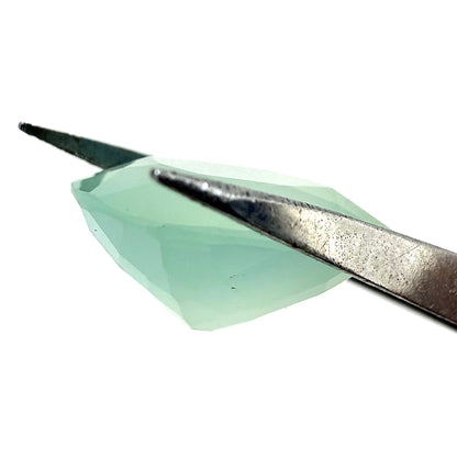 Bi-Color (Turquoise Yellow) Chalcedony Cushion 7.12 Ct