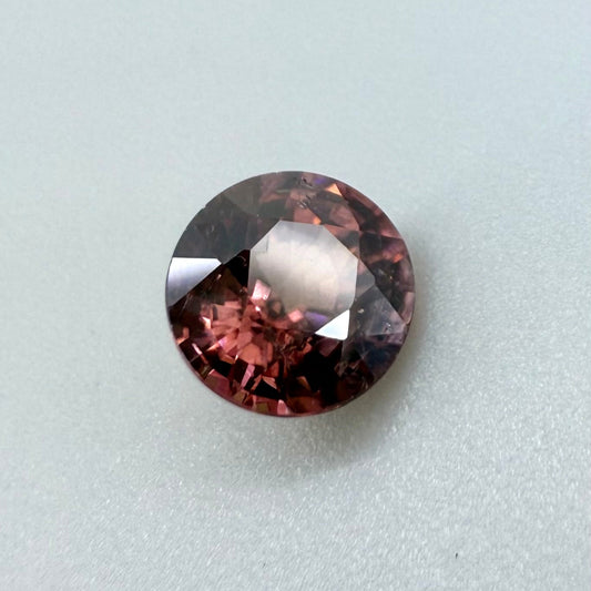 Peach-Pink Zircon Round 1.4 Ct