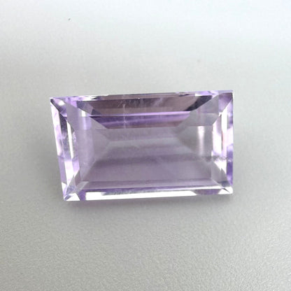 Pale Purple Amethyst Rectangular 3.81 Cs