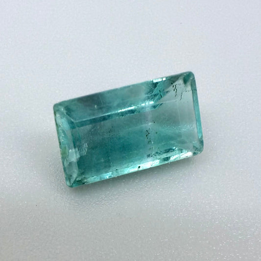 Lagoon Blue Fluorite Baguette 4.75 Ct