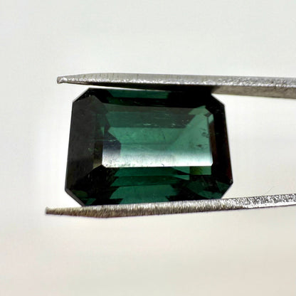 Green Tourmaline Emerald Cut 6.5 Ct