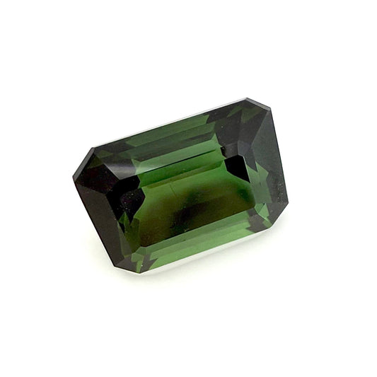 Green Tourmaline Emerald Cut 5.7 Ct