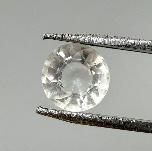 Very Light Blue Aquamarine Round 0.54 Cts