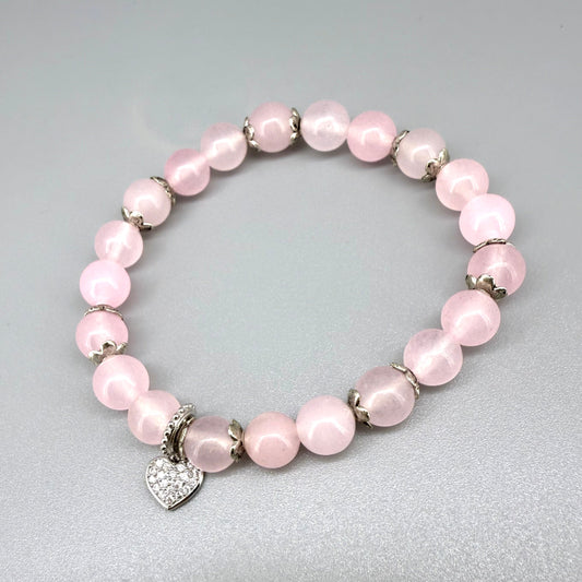 Mala Bracelet ‘Rose Quartz’ - 18cm