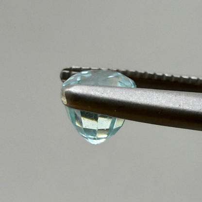 Blue Zircon Round 1.01 Ct