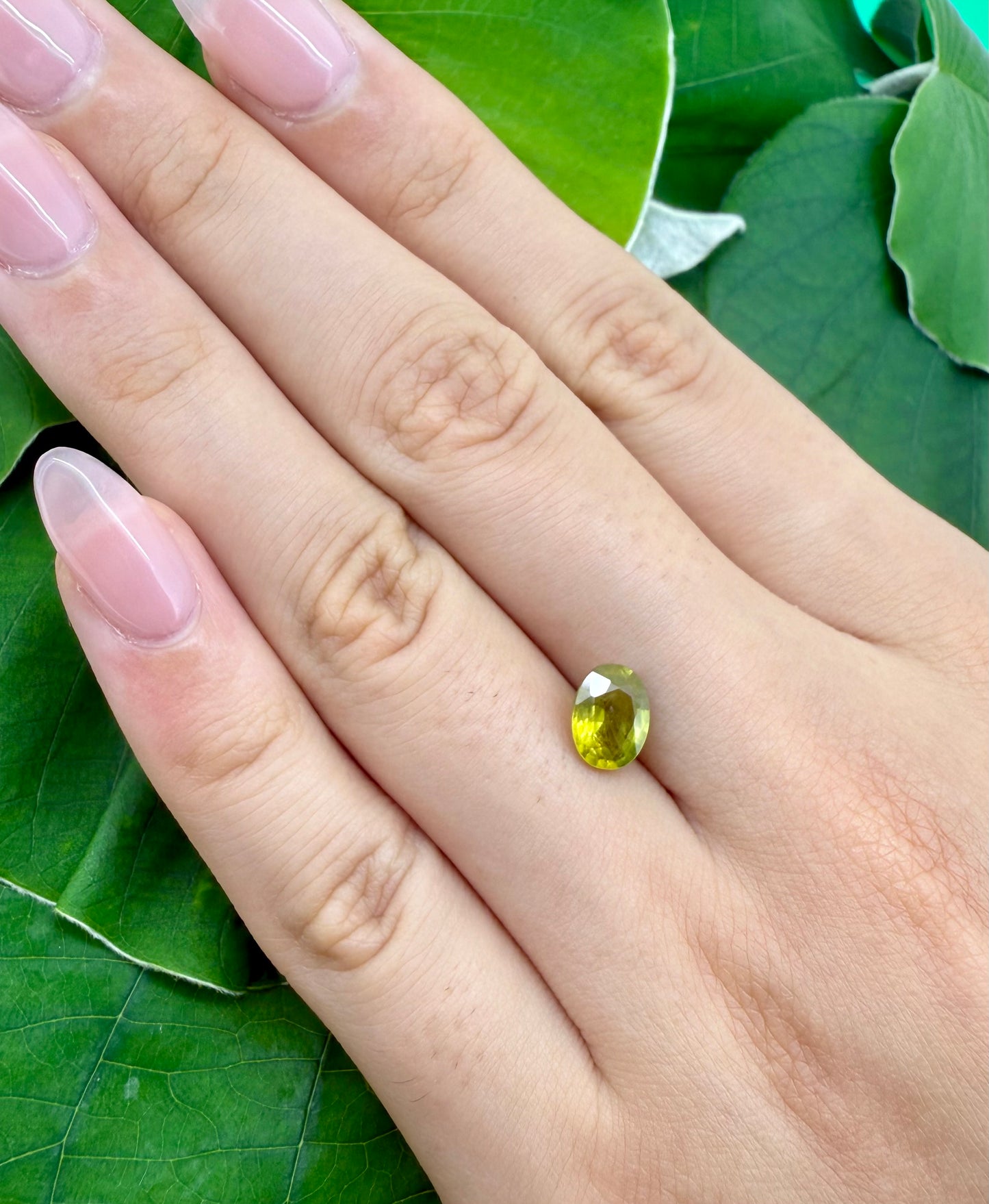 Yellow Sapphire Oval 1.38 Ct