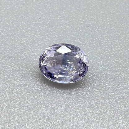 Natural Purplish Blue Sapphire gemstone oval cut