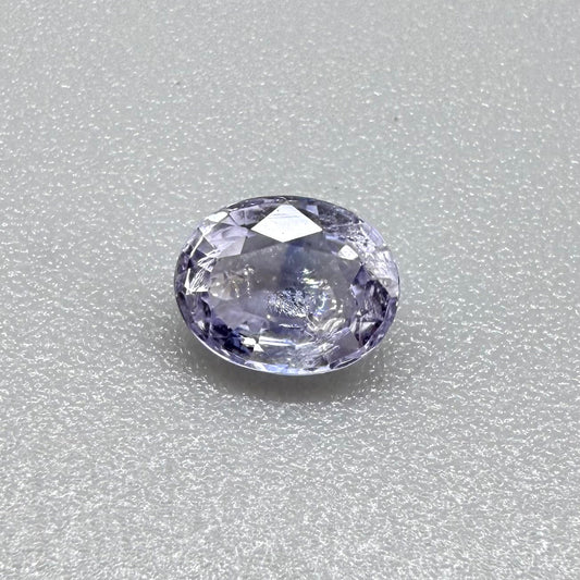 Natural Purplish Blue Sapphire gemstone oval cut