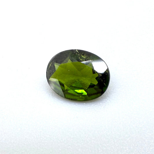 Moss Green Diopside Oval 1.02 Ct
