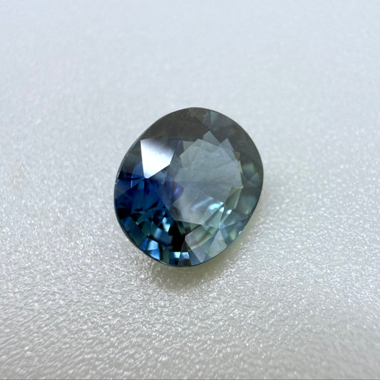 Bi-Color (Blue Yellow) Sapphire Oval 1.19 Ct
