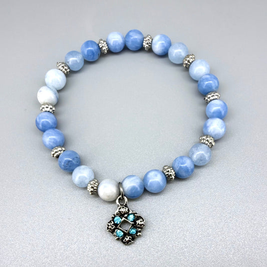 Mala Bracelet ‘Aquamarine’ - 18cm
