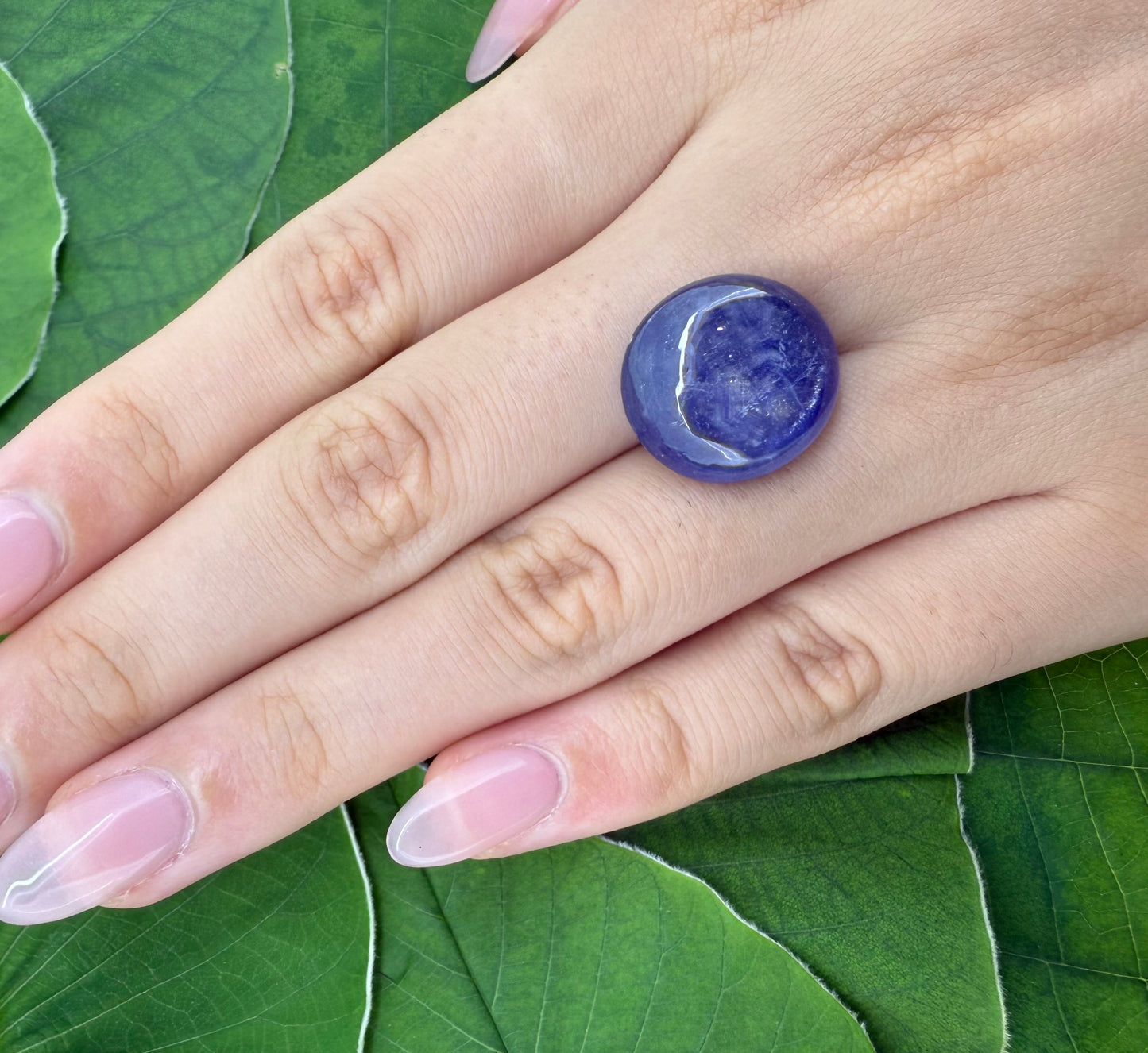 Big Blue Sapphire ‘Sky’ Cabochon 21 Ct