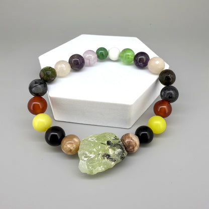 Birthday Bracelets made of natural gemstones, seven designs for each day of the week, handmade spiritual jewelry.