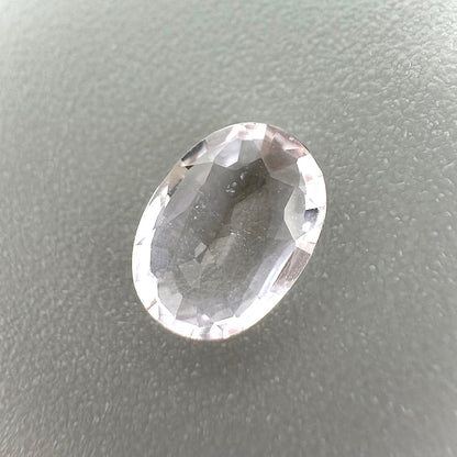 Very Pale Pink Sapphire Oval 0.65 Ct