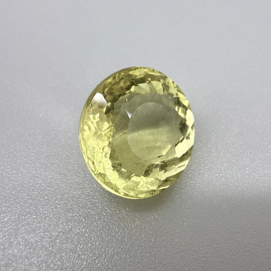 Lemon Quartz Round 10.39 Ct