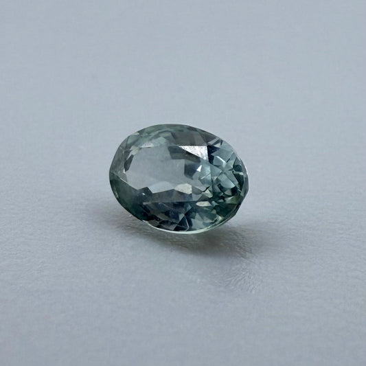 Pastel Green Sapphire Oval 0.71 Ct