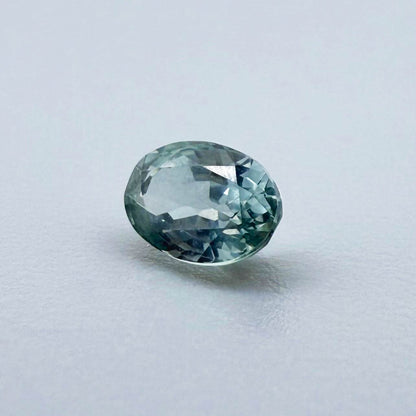 Pastel Blue Sapphire Oval 0.71 Ct