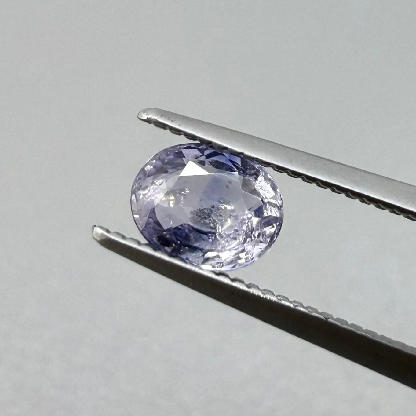 Natural Purplish Blue Sapphire gemstone oval cut