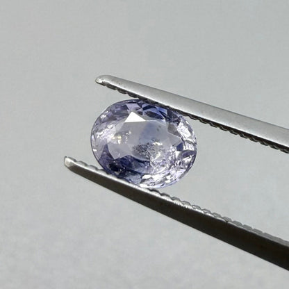 Natural Purplish Blue Sapphire gemstone oval cut