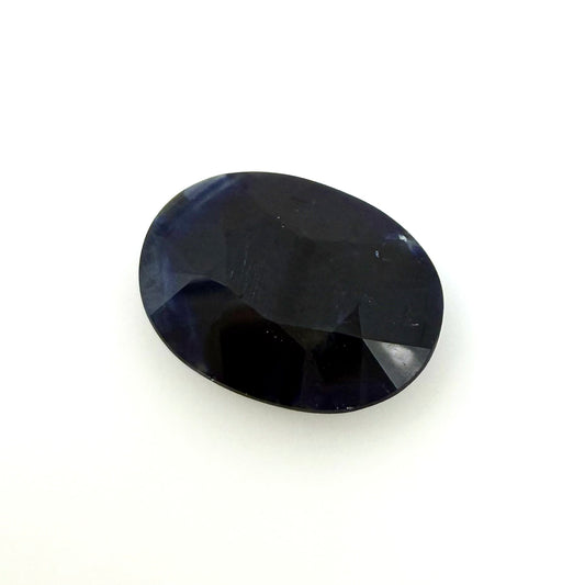 Dark Blue Sapphire Oval  3.4 Ct