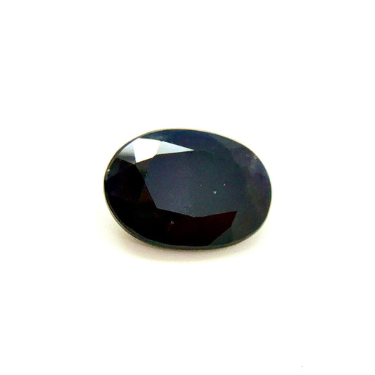 Dark Blue Sapphire Oval 3.8 Ct