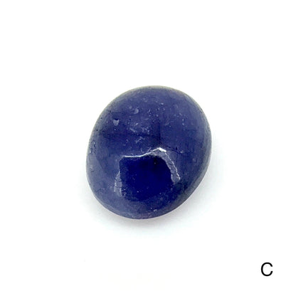 Dark Blue Sapphire Lot Cabochon 98 Ct