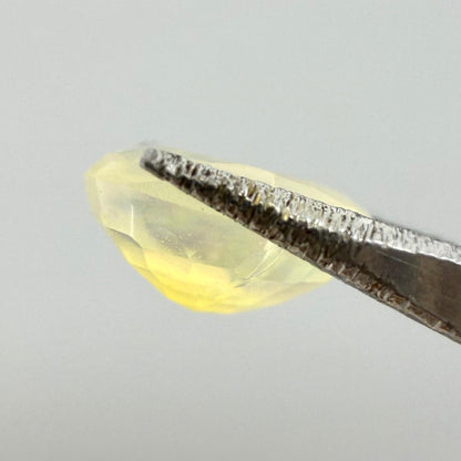 Milky Pastel Yellow Opal Oval 0.46 Ct