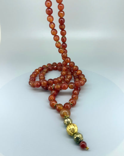 Mala ‘Carnelian’