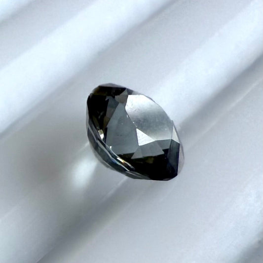 Pale Grey Spinel Round 0.83 Ct